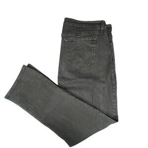 Women's Jeans 20W Not Your Daughters Jeans Casual Black Denim Straight Leg Jeans